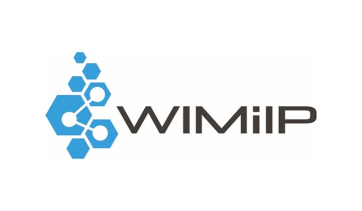 Logo wydziału WIMIP - Wydziału Inżynierii Metali i Informatyki Przemysłowej